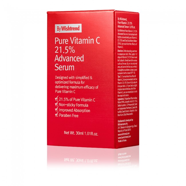 Pure Vitamin C21.5 Advanced Serum 30ml (GWP) By Wishtrend Random Samples x 2PCS